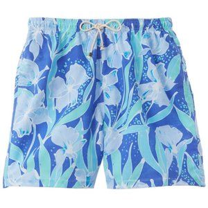 J. McLAUGHLIN Gibson Swim Trunks Pacific Pansy Blue Sz XL